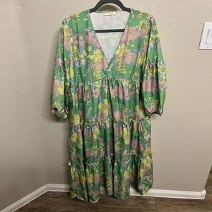 Sunday Up floral Midi Dress